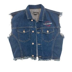 B.U.M. Equipment Blue Denim Vest